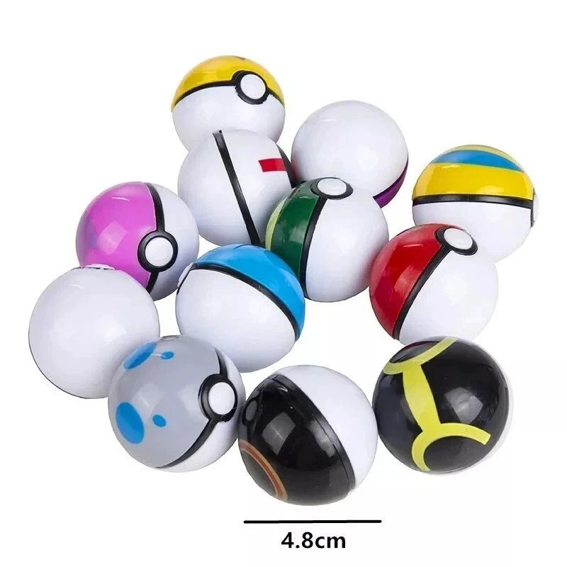 12pcs Ball For Pokeball Set Kids Toys Figures Pikachu Child Gifts Uk