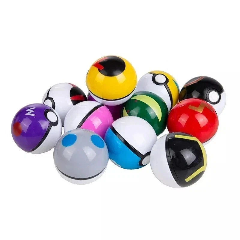 12pcs Ball For Pokeball Set Kids Toys Figures Pikachu Child Gifts Uk