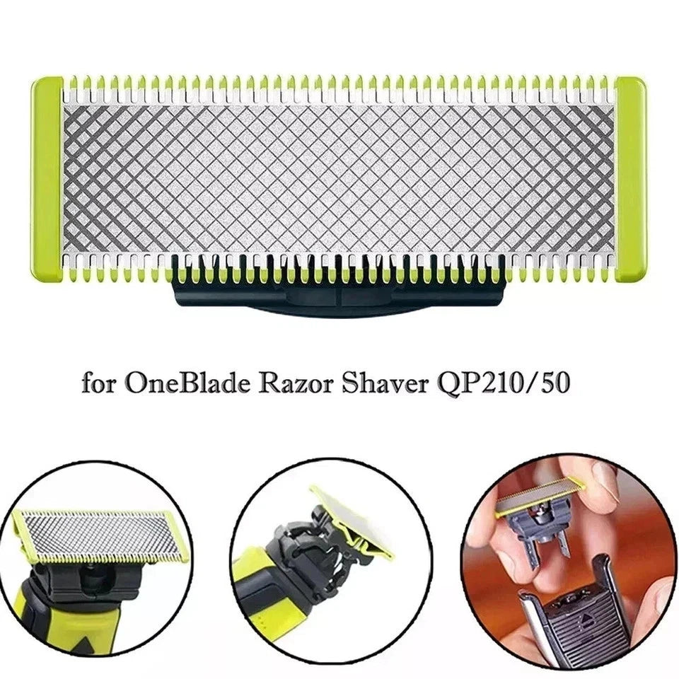2Pcs For OneBlade Razor Shaver Replacement Blade One Head QP2520/QP2630