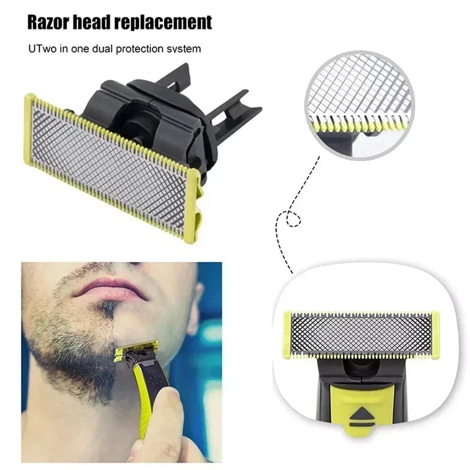 2Pcs For OneBlade Razor Shaver Replacement Blade One Head QP2520/QP2630